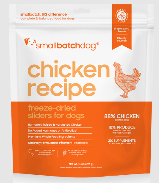 Freeze Dried Chicken Sliders (dog)