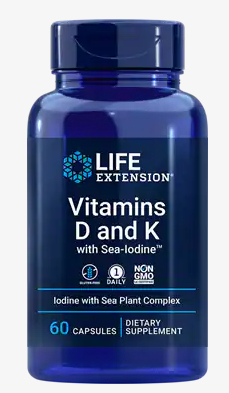 Vitamins D and K with Sea-Iodine