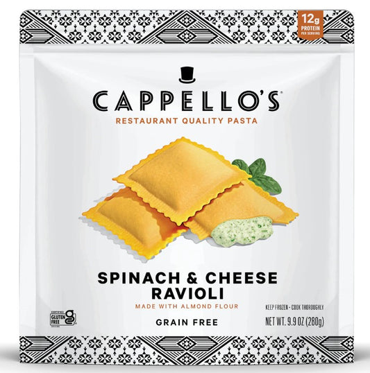 Almond Flour Ravioli - Spinach & Cheese