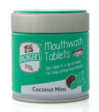 Coconut Powder Mouthwash Tablets - Coconut Mint