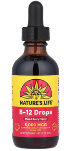 B-12 5000mcg Drops - Wild Berry