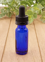 Cobalt Glass Dropper Bottle