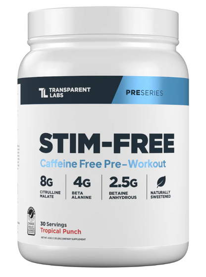 Stim-Free Pre-Workout - Tropical Punch
