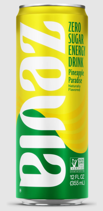 Zevia Energy - Pineapple Paradise