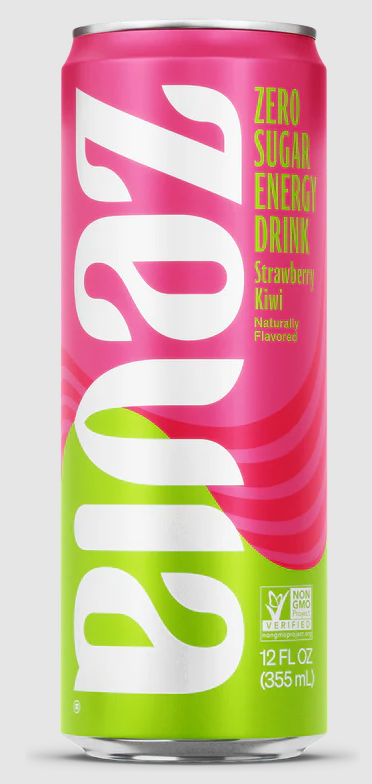 Zevia Energy - Strawberry Kiwi