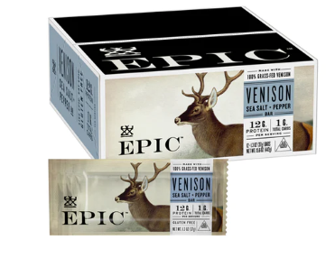 Venison Sea Salt + Pepper Bar