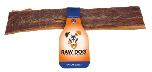 Flat Beef Gullet Dog Chew
