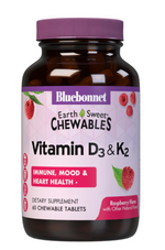 Vitamin D3 & K2 Chewables - Raspberry