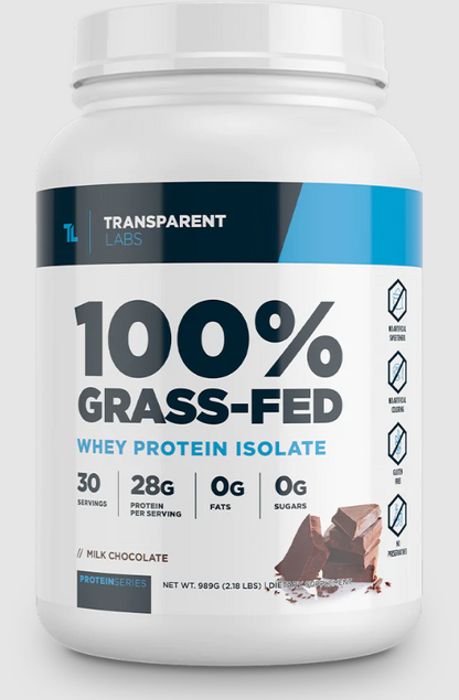 100% Grass-Fed Whey Protein Isolate - Chocolate