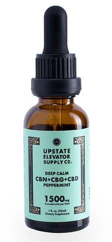 Deep Calm CBN+CBG+CBD Hemp Extract - Peppermint