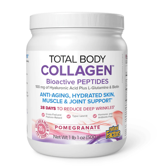 Total Body Collagen Bioactive Peptides Powder - Pomegranate