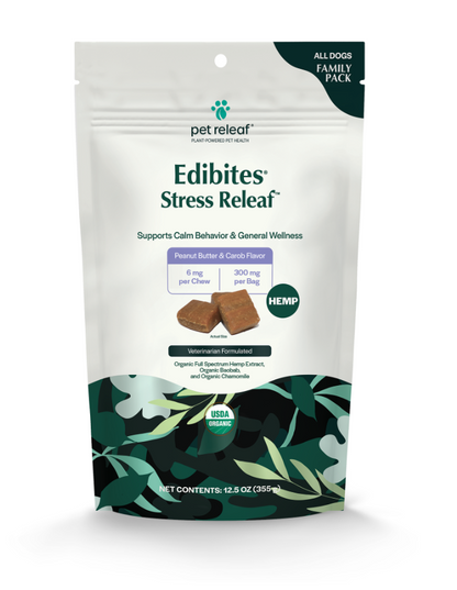Stress Releaf Family Size Edibites – Peanut Butter & Carob