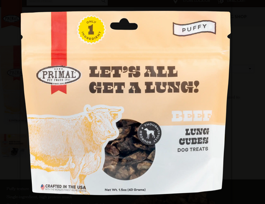Beef Lung Dog Treats