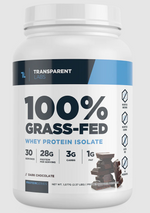 100% Grass-Fed Whey Protein Isolate  - Dark Chocolate