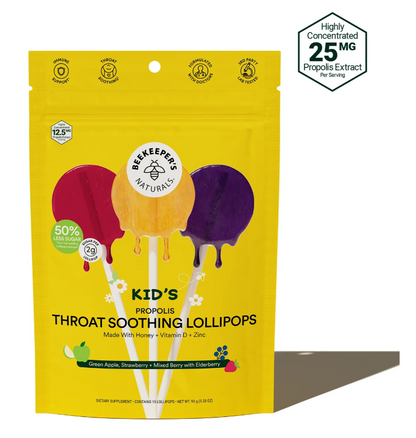 Throat Soothing Propolis Lollipops