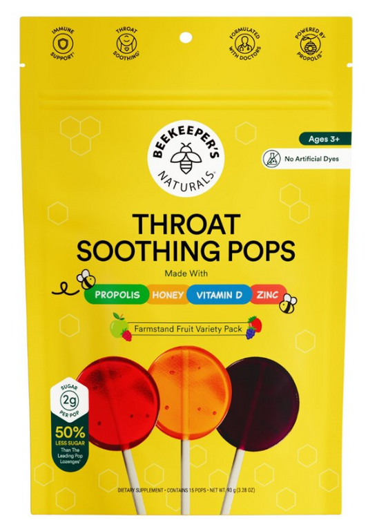 Throat Soothing Propolis Lollipops