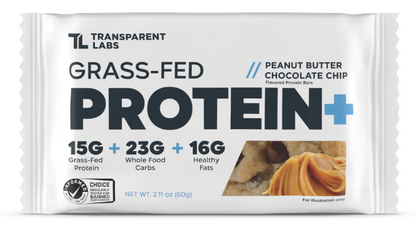 Grass-Fed Protein Bar - Peanut Butter Chocolate Chip