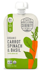 Serenity Kids Organic Carrot Spinach & Basil