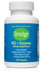 HCl and Enzymes 120 Capsules