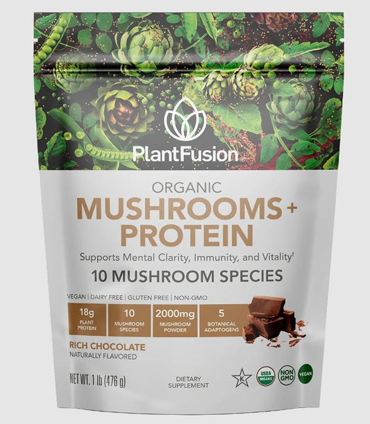 Mushrooms + Protein Chocolate Flavor