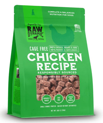 Raw Dynamic Frozen Chicken Dog Food