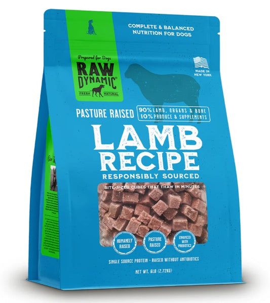 Raw Dynamic Frozen Lamb Dog Food
