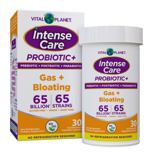 Intense Care Probiotic+ - Gas + Bloating