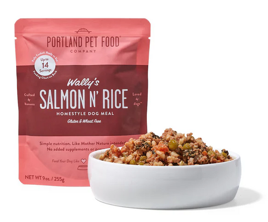 Wally's Salmon n' Rice Homestyle Dog Meal