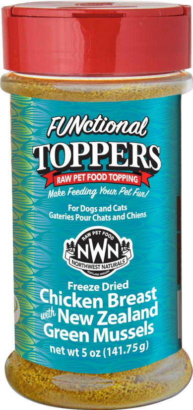 Freeze-Dried Chicken Breast + Green Mussels Topper