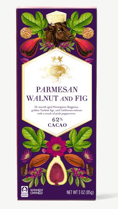 Parmesan Walnut and Fig Chocolate Bar