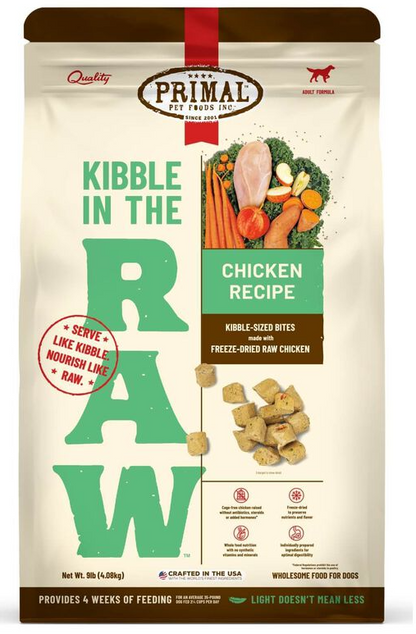 Kibble in the Raw - Chicken Recipe