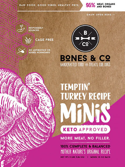 Frozen Temptin' Turkey Minis for Dogs