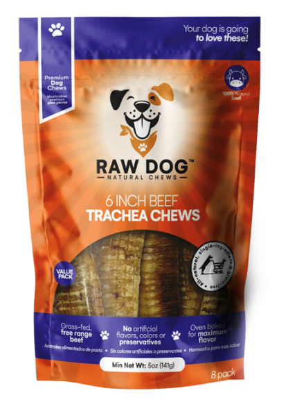 6" Beef Trachea Tubes