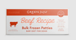 Bulk Frozen Beef Patties for Dogs
