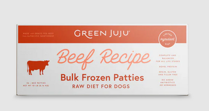 Bulk Frozen Beef Patties for Dogs