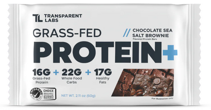Grass-Fed Protein Bar - Chocolate Sea Salt Brownie