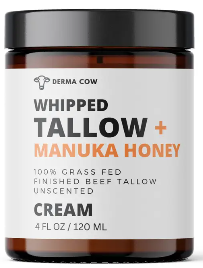 Whipped Tallow + Manuka Honey Cream - for Face & Body