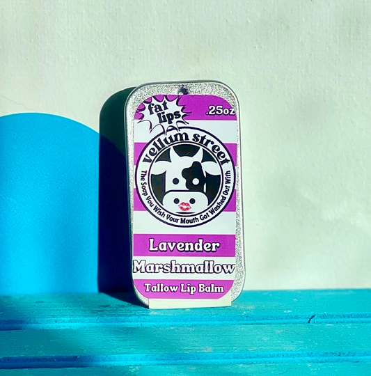 Tallow Lip Balm - Lavender Marshmallow