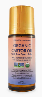 Rose Quartz Cold-Pressed Castor Oil Roll-on