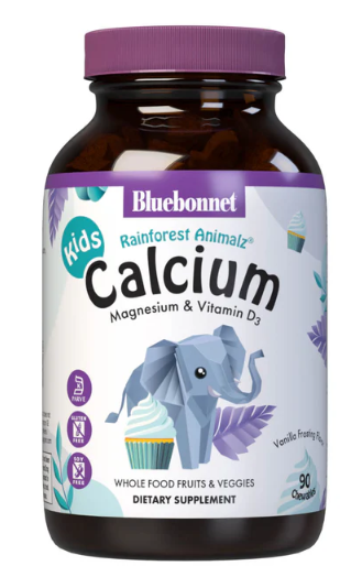 Rainforest Animalz Calcium Magnesium & Vitamin D3 -  Vanilla Frosting