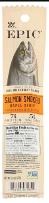 Salmon Filet Strip - Smoked Maple