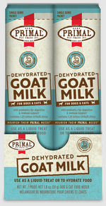 Dehydrated Goat Milk Packets for Pets