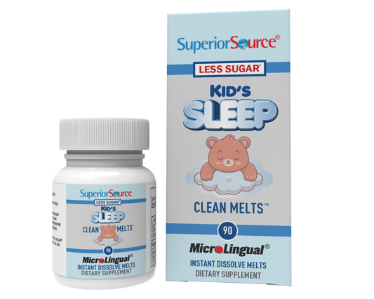 Kid’s Clean Melts - Sleep: L-Theanine (5mg) GABA (5mg) and Melatonin (1mg)