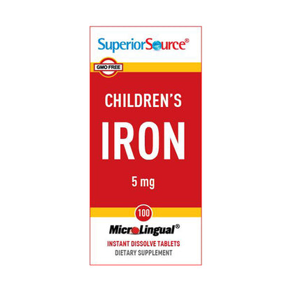 Children’s Iron 5 mg (as Ferrous Fumarate)
