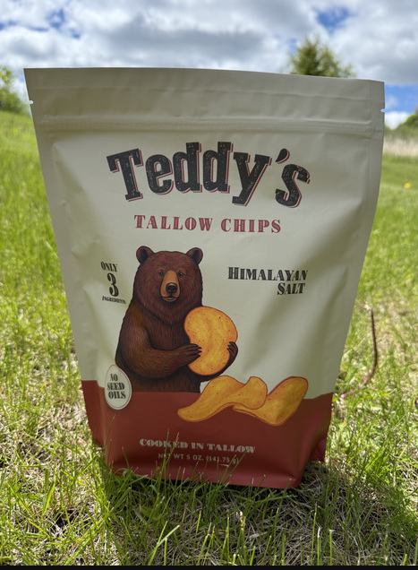 Teddy's Himalayan Salt Tallow Potato Chips