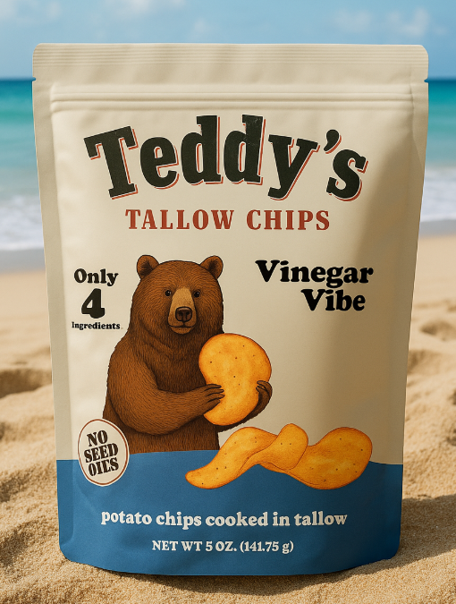 Teddy's Vinegar Tallow Potato Chips