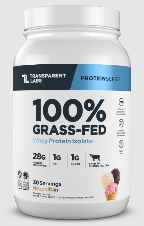 100% Grass-Fed Whey Protein Isolate - Neapolitan