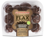 Chocolate Brownie Mini Flax Muffins