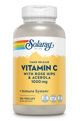 Timed Release Vitamin C w/Rose Hips & Acerola 1000mg