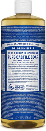 Dr.B Peppermint Liq. Soap 32 oz.